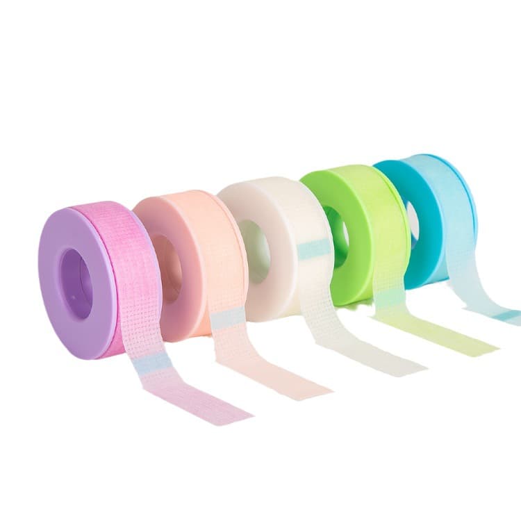 Hot selling colored silicone false eyelash tape grafted eyelash isolation tape silicone gel tape
