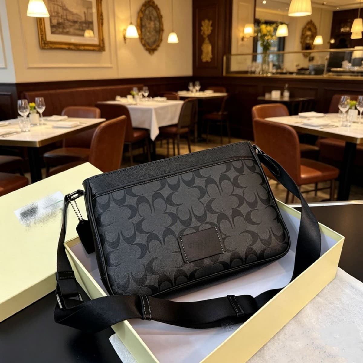 2026 New Trendy Brand Casual Fashion Men's Backpack Crossbody Bag Single Shoulder Business Men's Bag Camera Bag Multi-Layer Crossbody Bag
