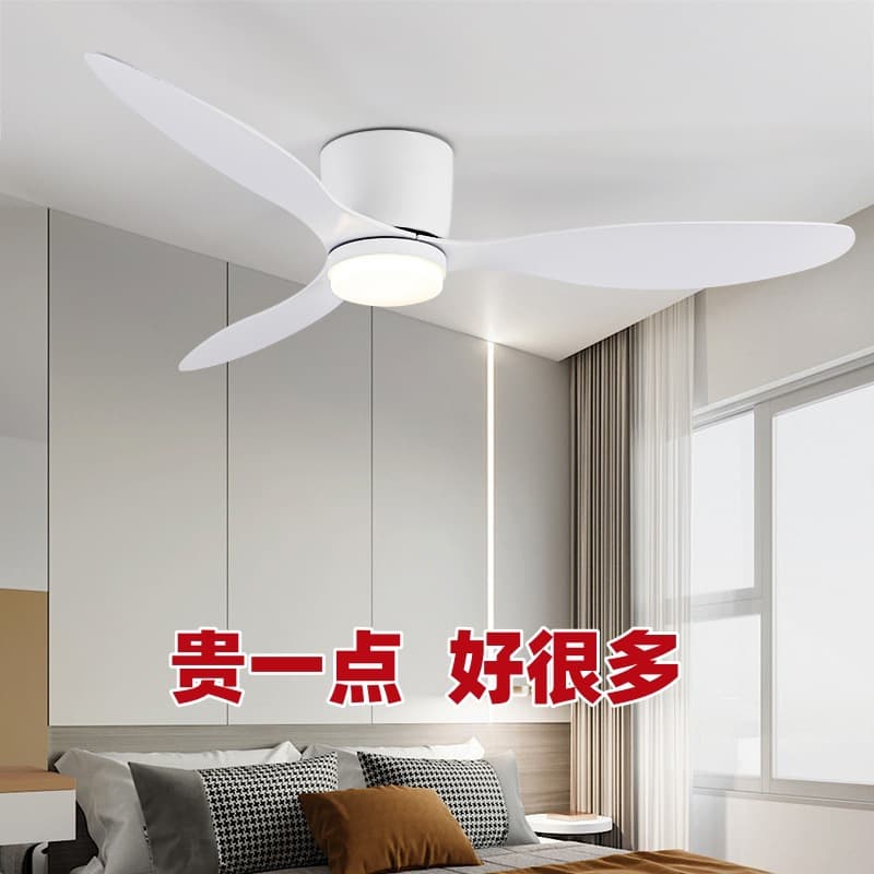 2025 ceiling fan light Nordic ultra-thin fan light restaurant home simple electric fan chandelier without light cross-border