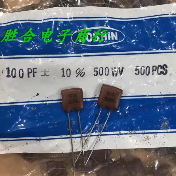 500V 100pF mica capacitors, original and brand new, imported from Japan by SOSHIN.