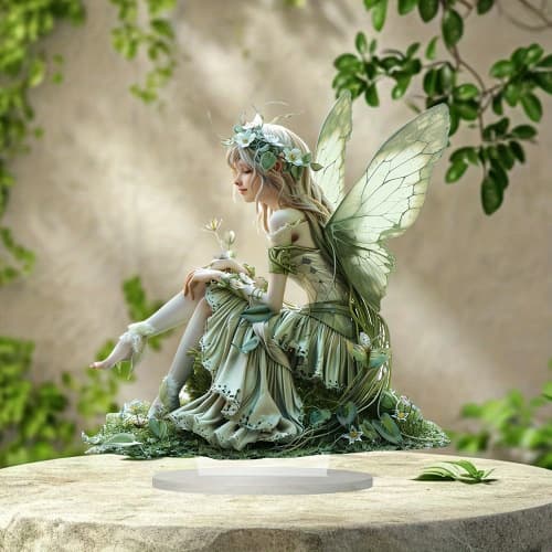 Amazon Creative Angel Fairy Acrylic Car Backpack Charm Valentine's Day Gift for Friends Decoration