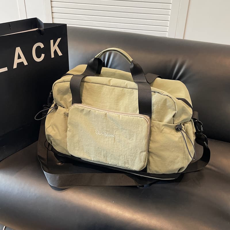 New portable fitness bag for girls, high-looking short-distance travel bag, foldable storage bag, travel fitness bag for girls
