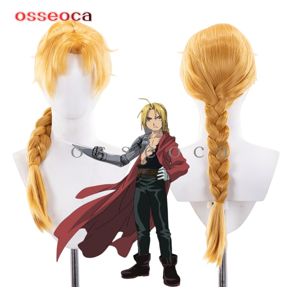 Osseoca Edward Elric Fullmetal Alchemist Style Cos Wig
