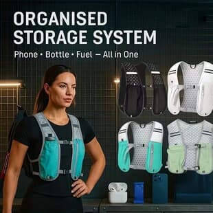 Outdoor Running Phone Vest Backpack Lightweight Marathon Trail Running Waterproof Breathable Backpack for Men and Women