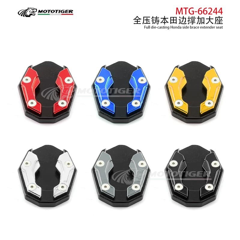 Compatible with NMAX/ADV/PCX Motorcycle Modification Accessories Footrest Enlarged Pad Electric Scooter Side Stand Anti-Slip Mat
