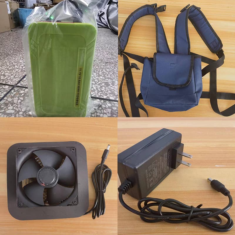 Inflatable panda doll costume battery fan charger accessories doll role play cartoon doll