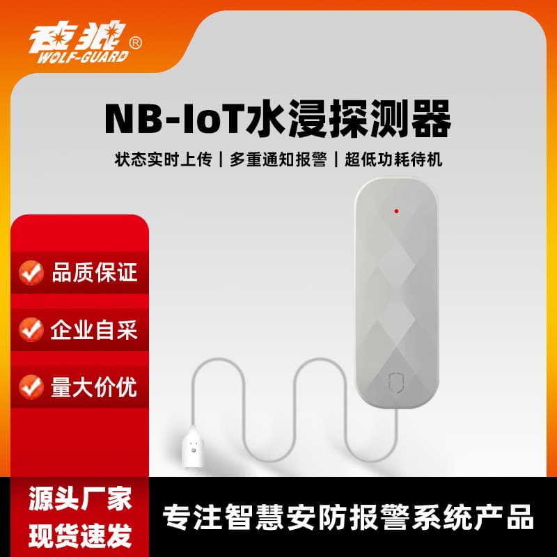 NB-IoT IoT High-Precision Water Leak Detector for Smart Home Bathroom Leak Detection and Overflow Alarm