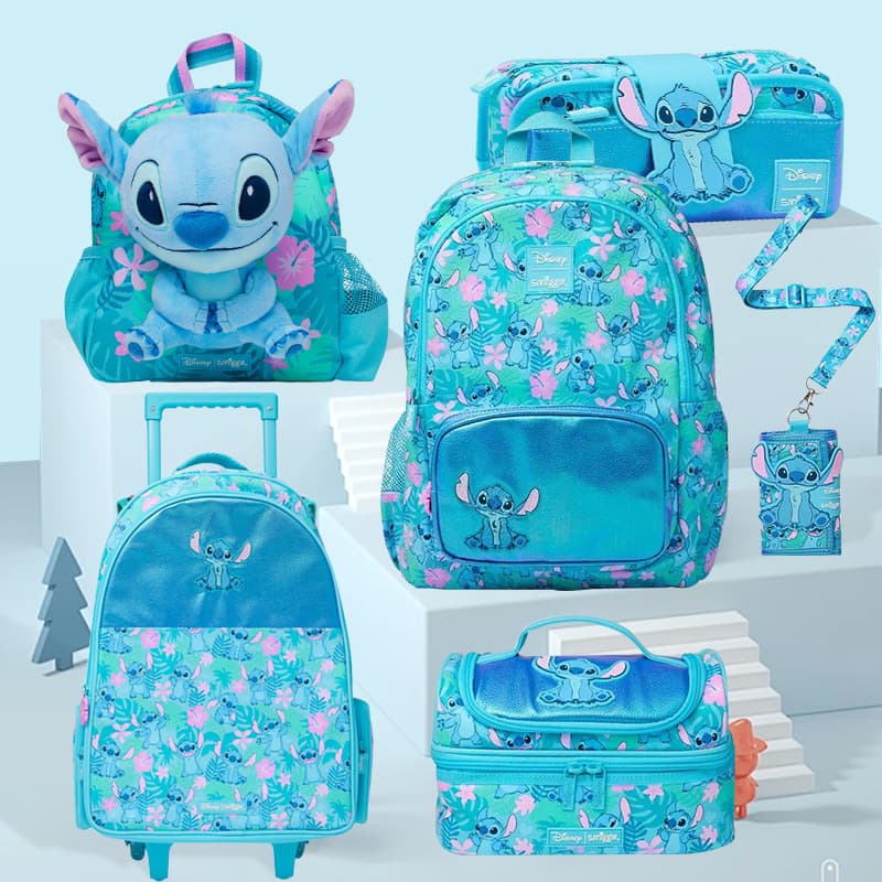 Australian Smiggle Backpack Large Capacity Student School Bag for Primary and Secondary Students Outdoor Casual Cartoon Backpack