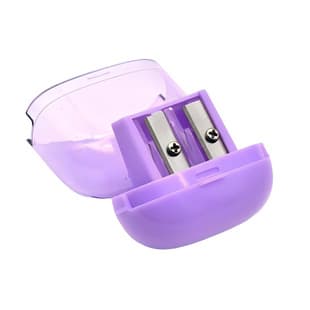 Cross-Border Double-Hole Pencil Sharpener, Thick Pencil Sharpener, Pencil Sharpener for Elementary Students, Large-Diameter Small Size