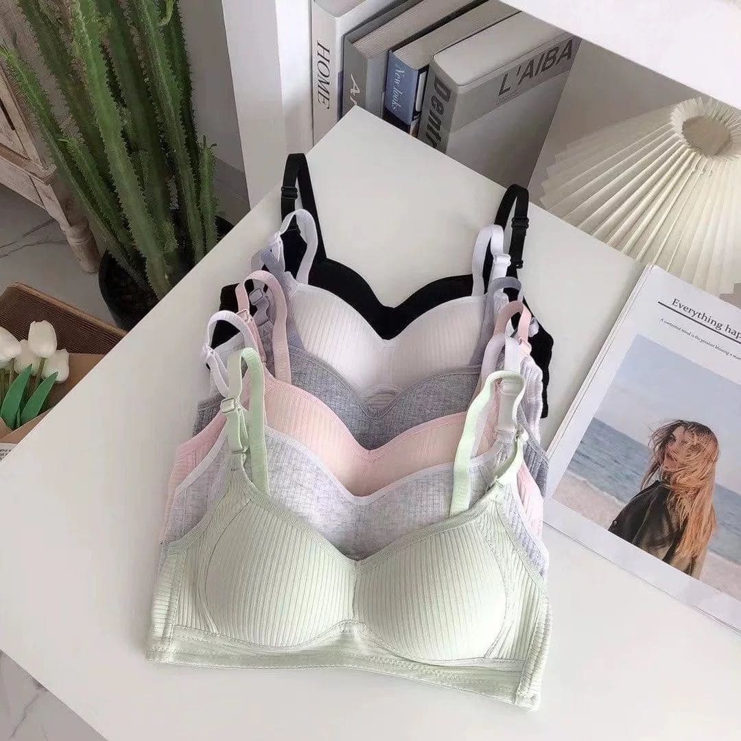 Factory Direct Cross-border E-commerce, Southeast Asia Vietnam Thailand Women's Seamless Vest Bra, Comfortable Push-up Side Support Bra