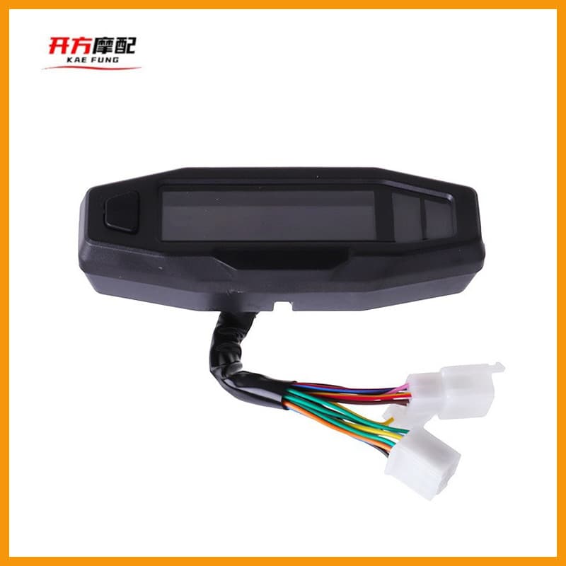 Motorcycle Modification 12V Digital LCD Meter Off-Road Vehicle Tachometer Odometer Oil Volume Display Meter Gear Meter