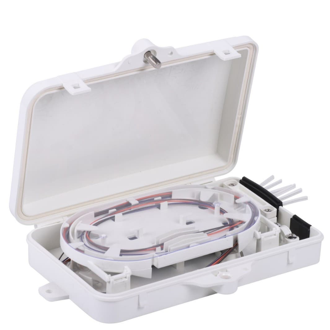 FTTH Corridor Box Fiber Optic Communication Box Fiber Optic Distribution Box Outdoor Distribution Box 8-Core Fiber Optic Splice Box