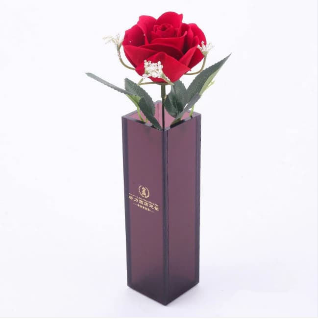 Acrylic Hotel Supplies Custom Storage Box Vase Cup Holder Toothbrush Wash Disposable Toothbrush Organizer
