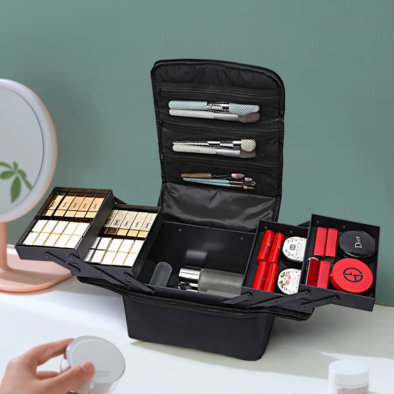 Professional Makeup Case Bag Handheld Large Capacity Multi-layer Nail Hair Beauty Tattoo Tool Box Cosmetics Storage Bag