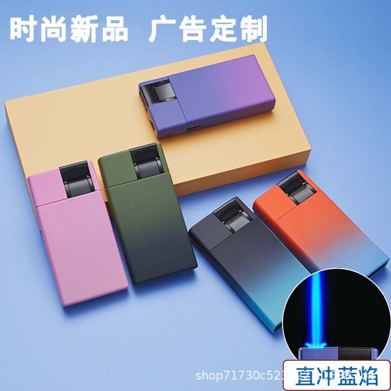 Metal Windproof Lighter Durable Custom Made Printed Advertising Logo Disposable Lighter Wholesale Genuine Creative