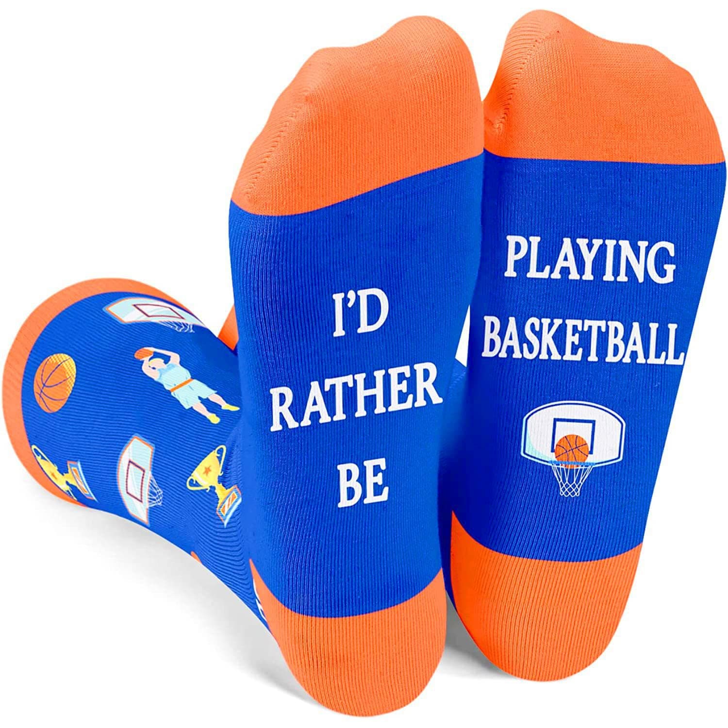 Cross-border Amazon English letter socks game beer golf reading girl sports mid-calf cotton socks wish