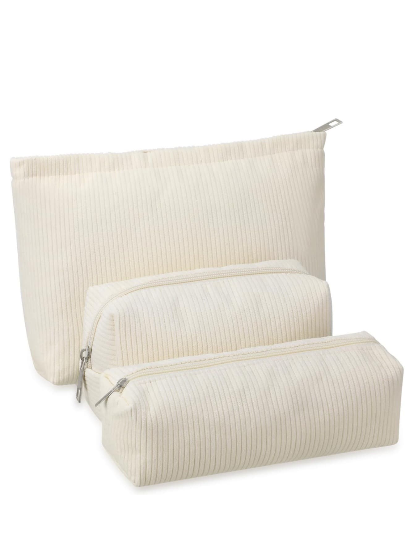 Amazon Cross-Border Best-Selling Corduroy Cosmetic Bag Smiley Storage Bag Toiletry Bag Key Pouch Wallet Clutch Bag