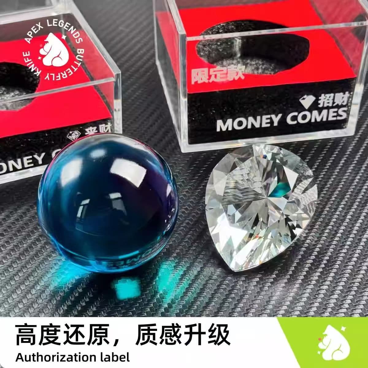 [Wholesale negotiable] Delta Force Crystal African Heart Ocean Tear Crystal Model Ornament Craft