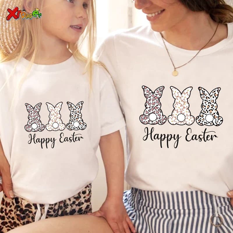 BoyShirtGirlHappyPartyFamilyEasterMaTFamily-TShirt