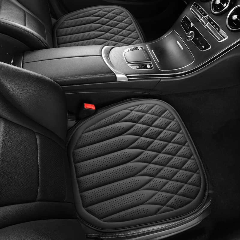 Foreign trade cross-border leather car seat cushion, universal hot-selling single-piece seat cushion for all seasons, non-slip, wear-resistant and breathable seat cushion