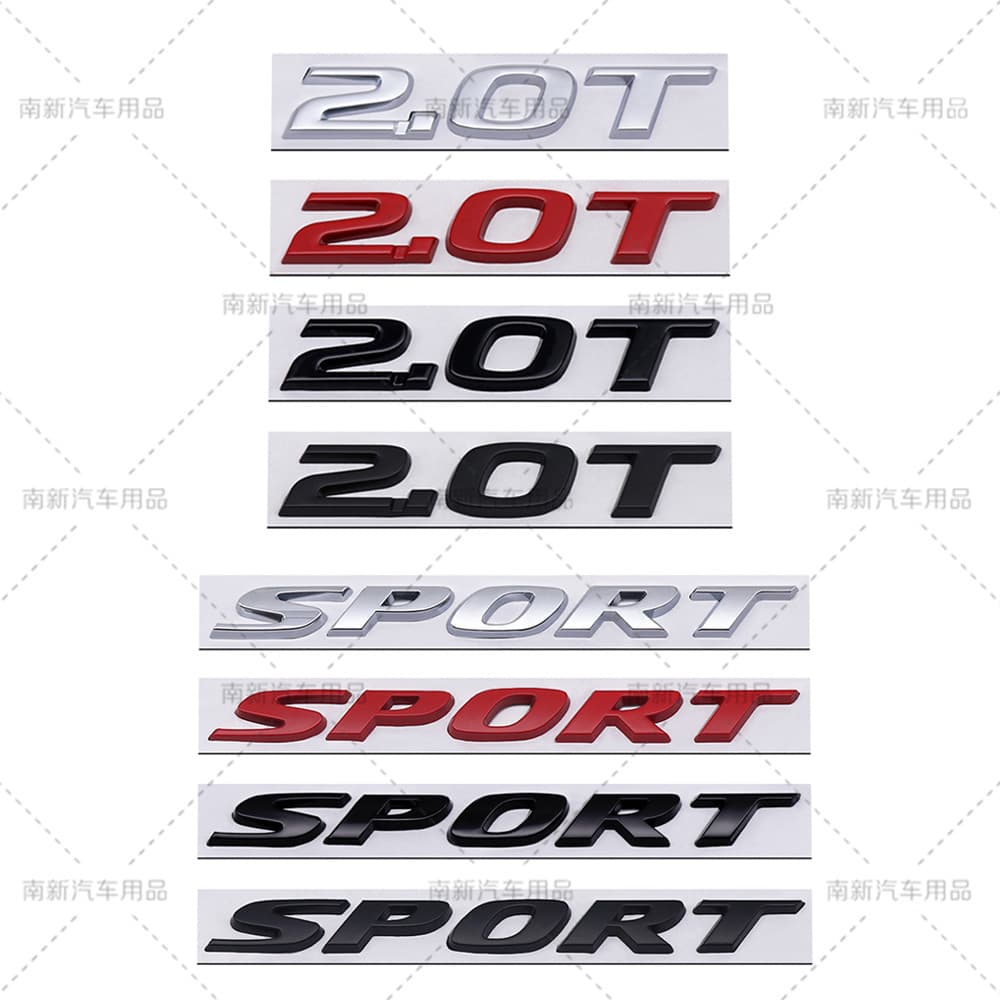 Suitable for Honda US version CRV 10th generation Civic Accord split metal car emblem modification 2.0T SPORT rear emblem