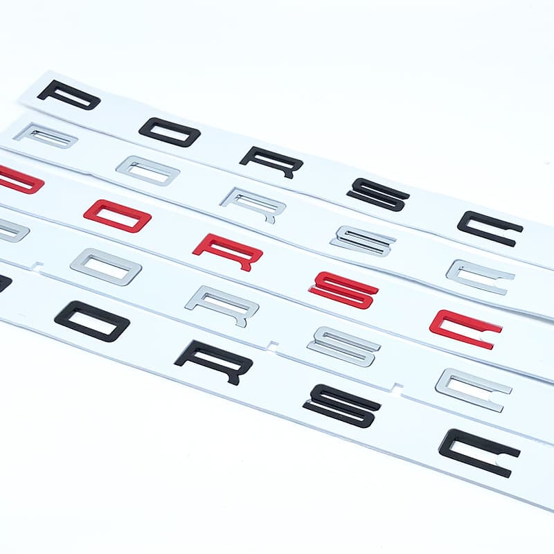 For Porsche Panamera Rear Emblem GTS Badge PORSCHE Rear Letter Badge Executive Side Badge