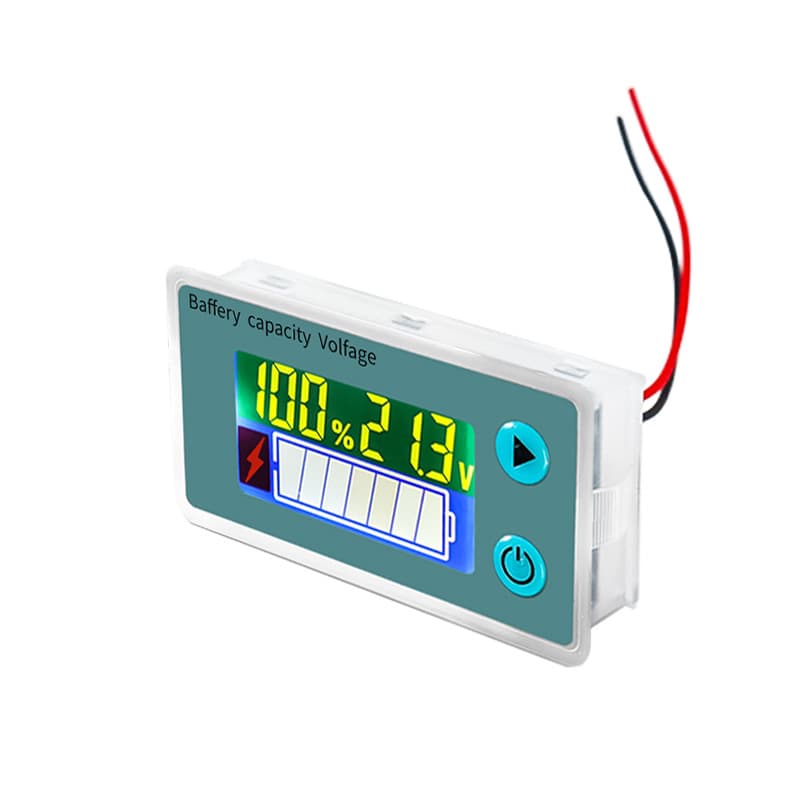 Factory LCD Voltage Battery Meter Two-Wire 10-100V Digital Voltmeter Display Battery Level Indicator