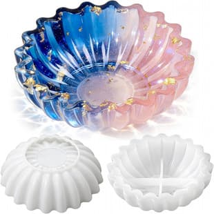 Flower Pot Resin Epoxy Mold Flower Holder Bowl Silicone Mold DIY Jewelry Small Ornament Container Storage Box