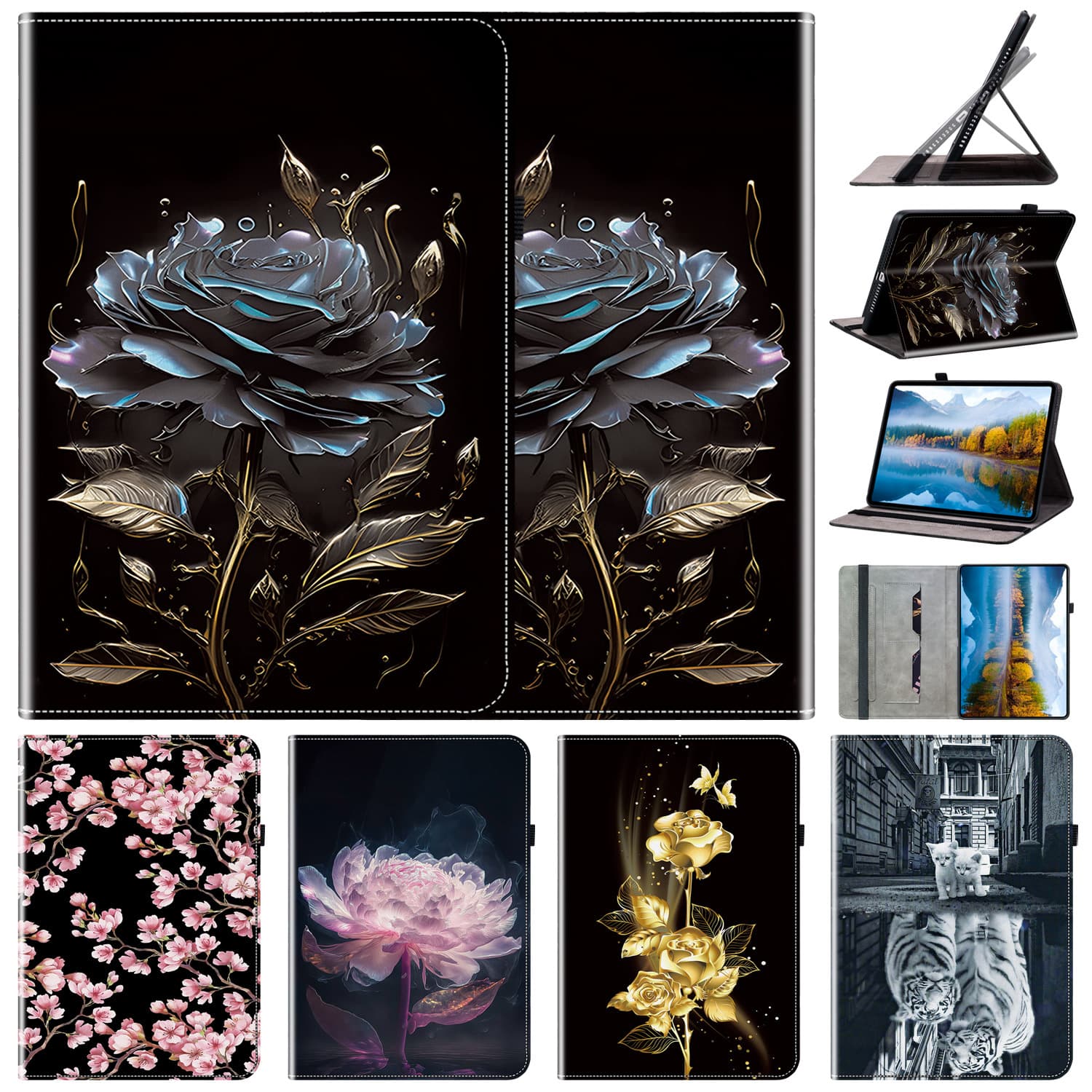 Compatible with Samsung Tab S10 FE + S10 Lite S11 Tablet Case A11 A9+ 11-inch Full-Body Cover