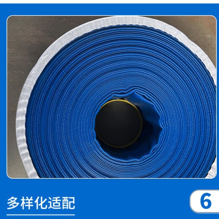 Mud pump dredging high-pressure water belt PVC coated irrigation hose irrigation water belt pressure-resistant explosion-proof fire hose