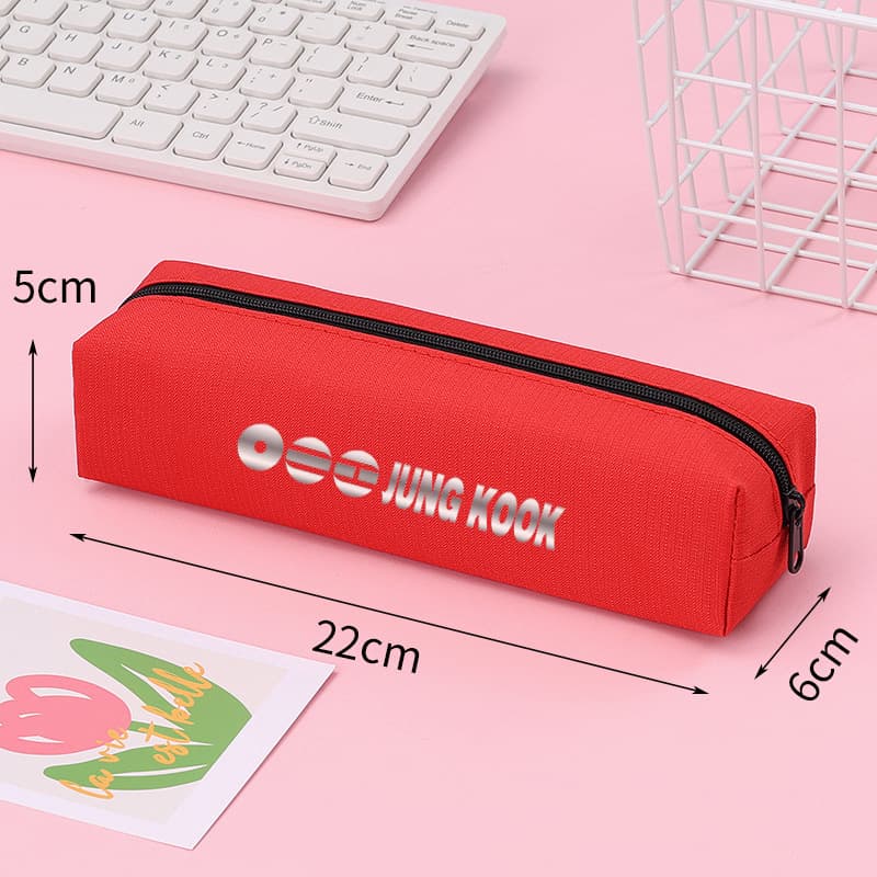 Bts "Arirang" Canvas Bag, Pencil Case, Makeup Bag, Stationery Box, Jk V Concert Merchandise
