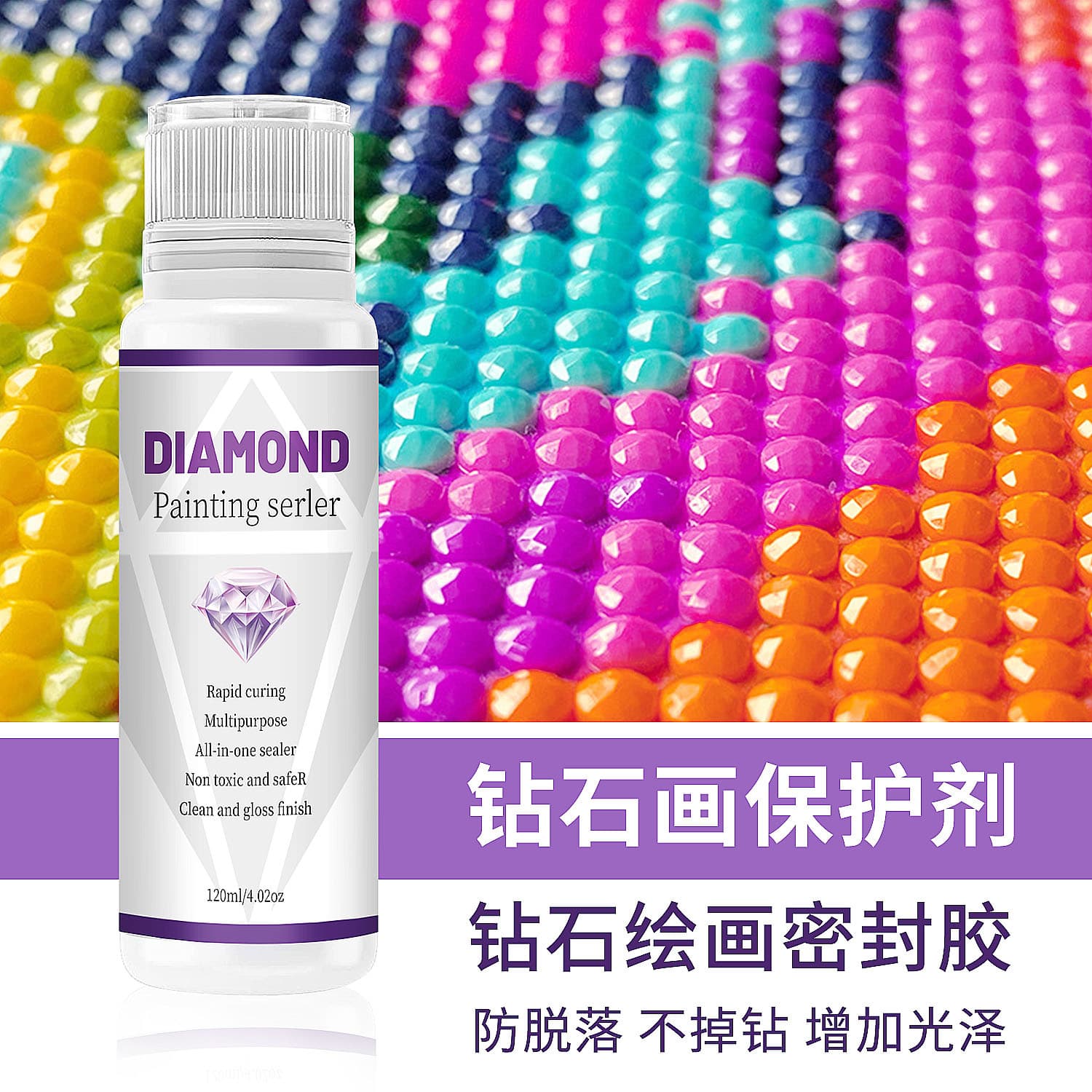 Professional production, handmade puzzle glue, student DIY children's glue, transparent liquid diamond glue PVA