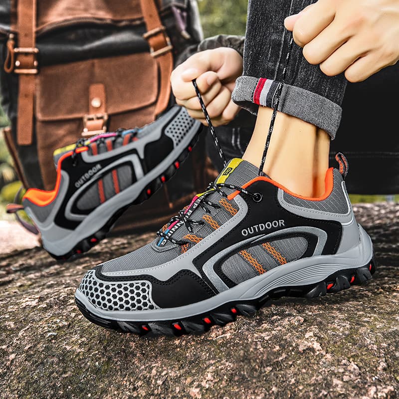 2024 Spring/Summer New Outdoor Hiking Shoes for Men, Waterproof, Slip-resistant, Wear-resistant Professional Climbing Shoes, Trekking Shoes