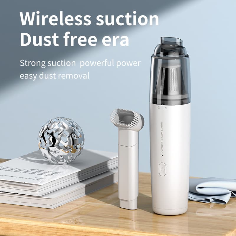 Cross-border USB Car and Home Vacuum Cleaner, Handheld Portable Wireless Rechargeable High Power, Strong Suction and Blow Dual-function Dust Remover