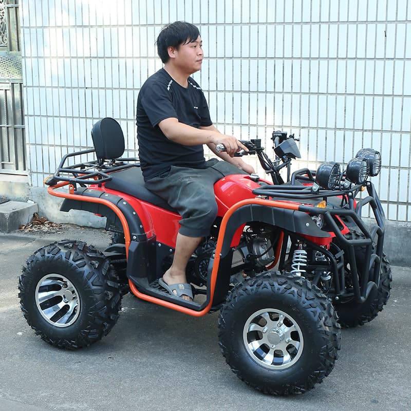 Amusement Park ATV Beach Vehicle with Stepless Variable Speed Automatic Transmission, Reinforced Frame, Mountain Off-Road Four-Wheeler Direct Supply