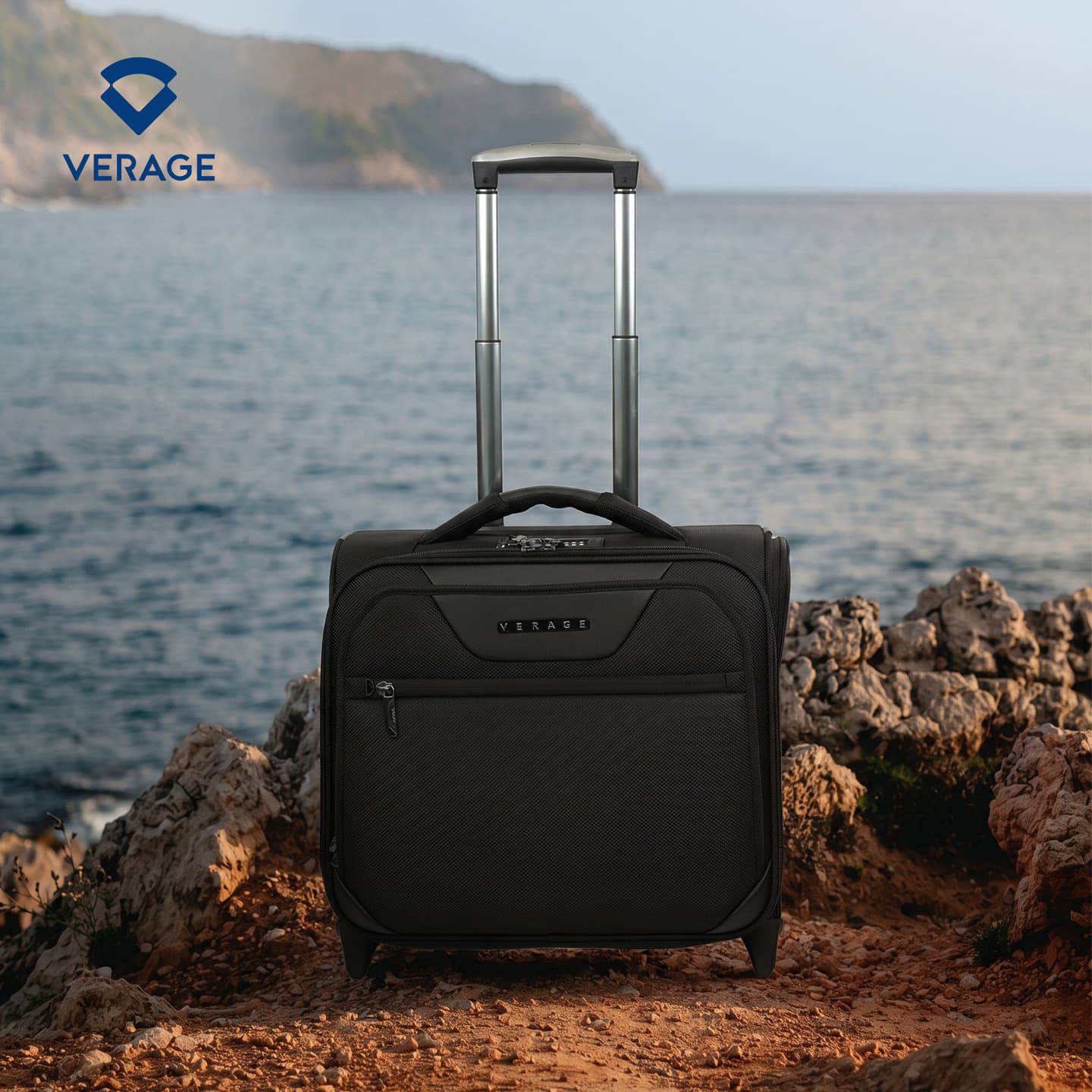 VERAGE Business Suitcase Oxford Cloth Trolley Case Travel Luggage 16-Inch Carry-On Flight Attendant Pilot