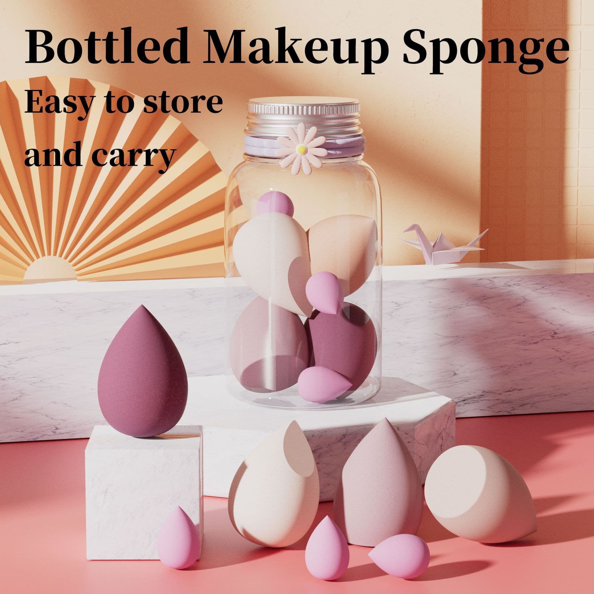 Makeup Sponge for Wet and Dry Use, Cushion Puff, Non-Absorbent, Cross-Border Makeup Sponge