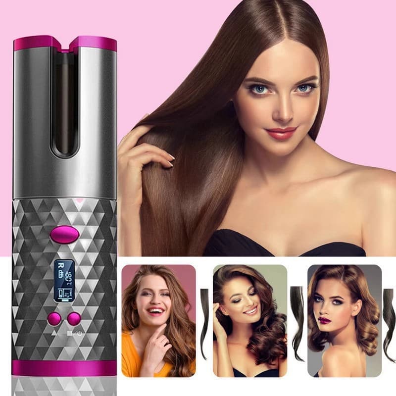 Automatic Charging Portable Hair Curler Smart Wireless Automatic Hair Curler Travel Portable Lazy Hair Curler