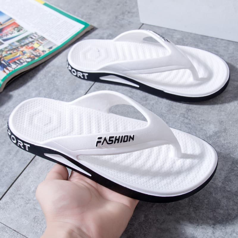 Flip-Flops for Men 2025 New Summer Slip-On Anti-Slip Wear-Resistant Couple Beach Sandals Outdoor