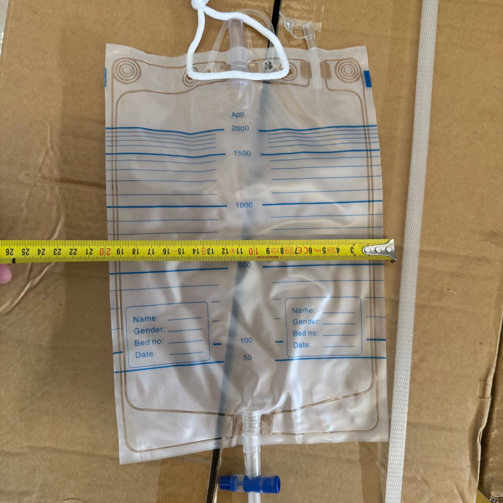 Cross-Border Medical English Packaging Urinary Drainage Bags, Thickened Bag Body, Various Large Capacity Catheter Bags Wholesale
