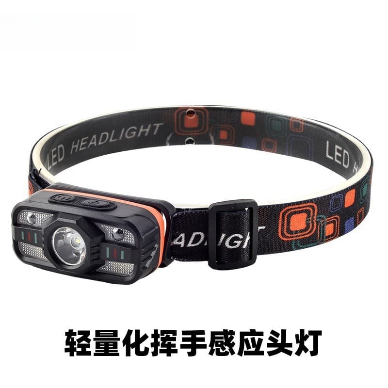 Wholesale Sensor Headlamp Ultra-Bright LED Long-Range Headband Portable Fishing Rechargeable Outdoor High-Power Long Battery Life