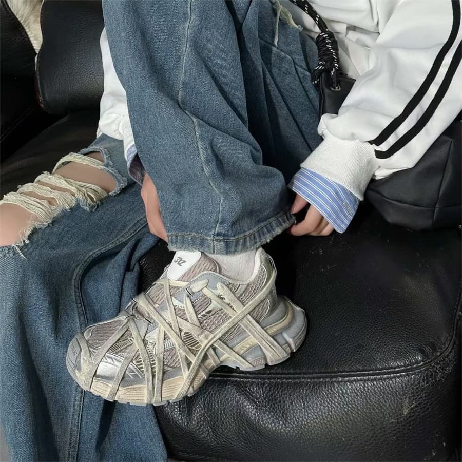 3XL Spider-Man Dad Sneakers for Couples, Vintage Distressed Octopus Casual Fashion Color-Washed Sports Shoes