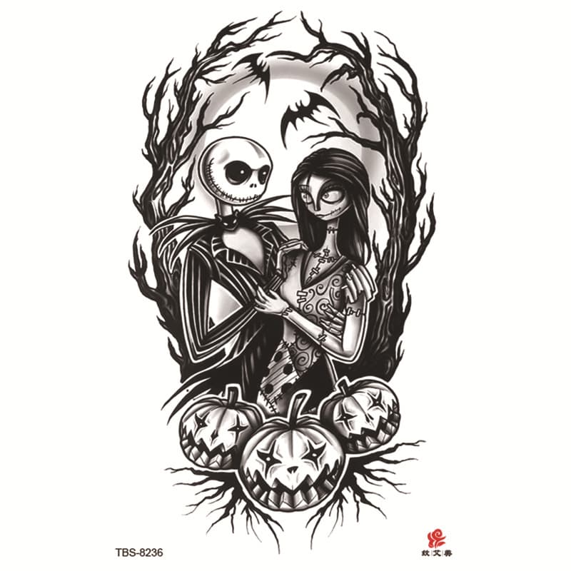 Small Full-Arm Waterproof Tattoo Sticker Totem Symbol Forearm Sticker Manufacturer Stock Assembly Set Wholesale Cross-Border Supply