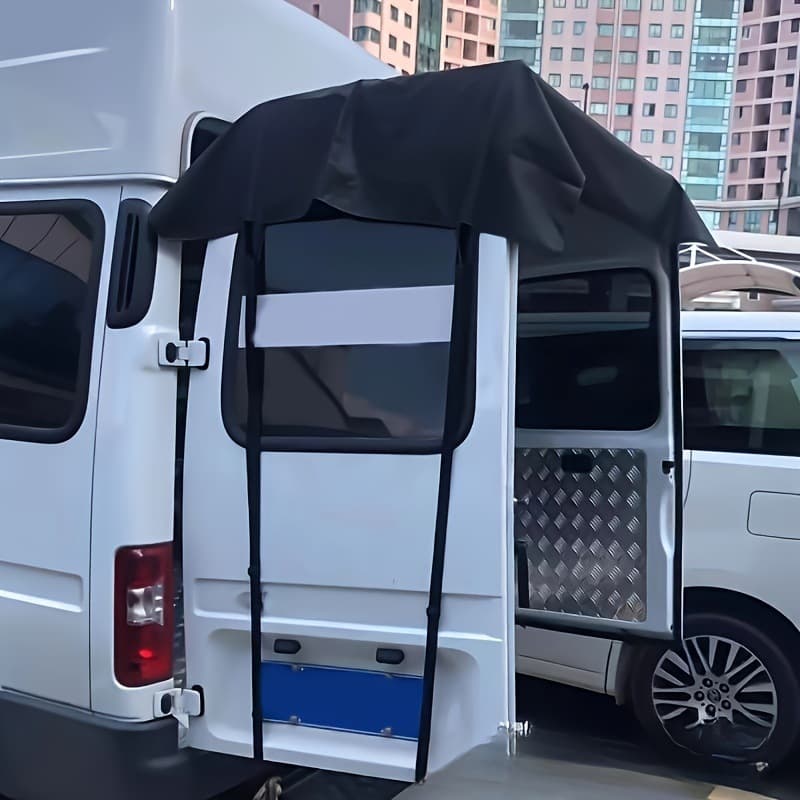 Thickened Waterproof Sunshade Oxford Cloth RV Tailgate Cover Transport RV Car Barn Cover Rainproof Sunshade