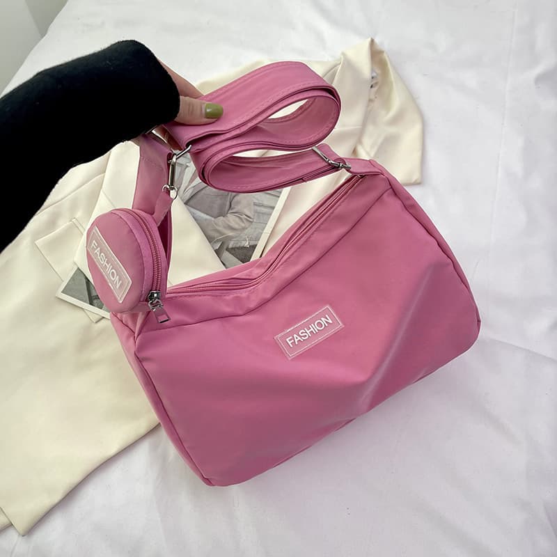 Women's Bag 2025 New Spring Korean Style Large Capacity Crossbody Bag Casual Versatile Fashion Lightweight Oxford Bag