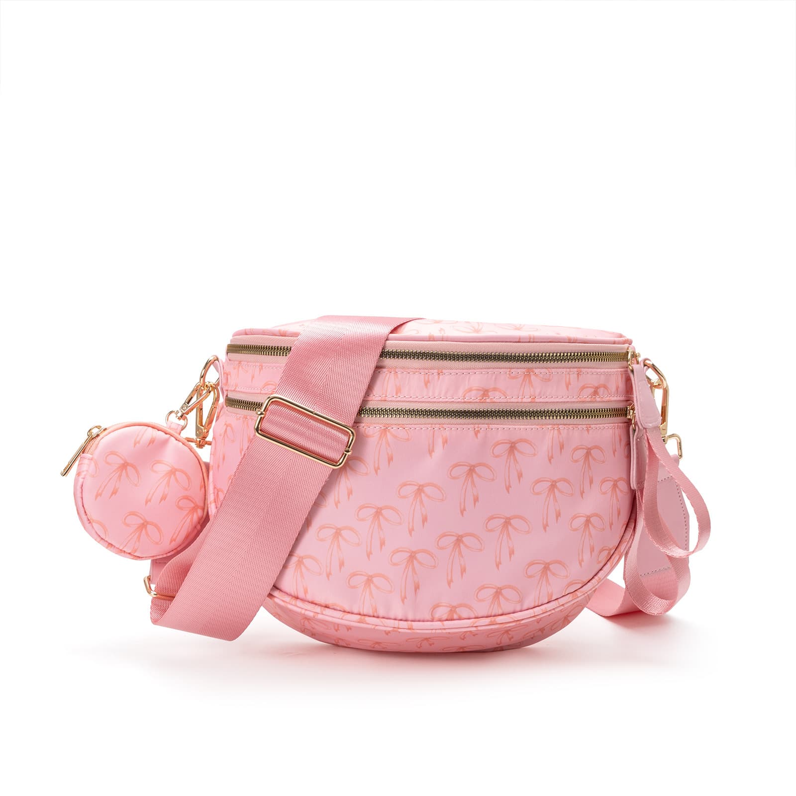 New Waterproof Shoulder Bag Fashionable Versatile Shell Bag Outdoor with Earphone Pouch Crossbody Sling Bag for Women