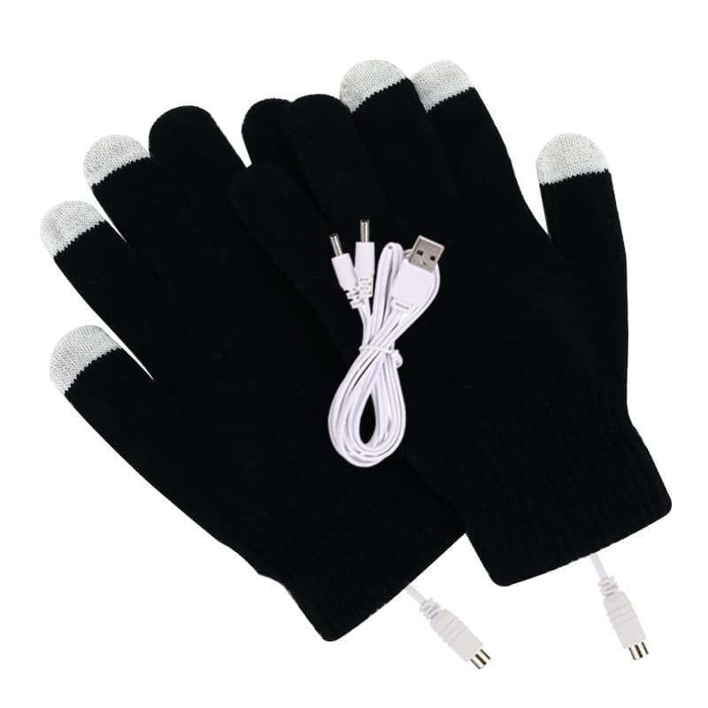 Winter Usb Touch Screen Heated Gloves Electric Heating Gloves For Home Use