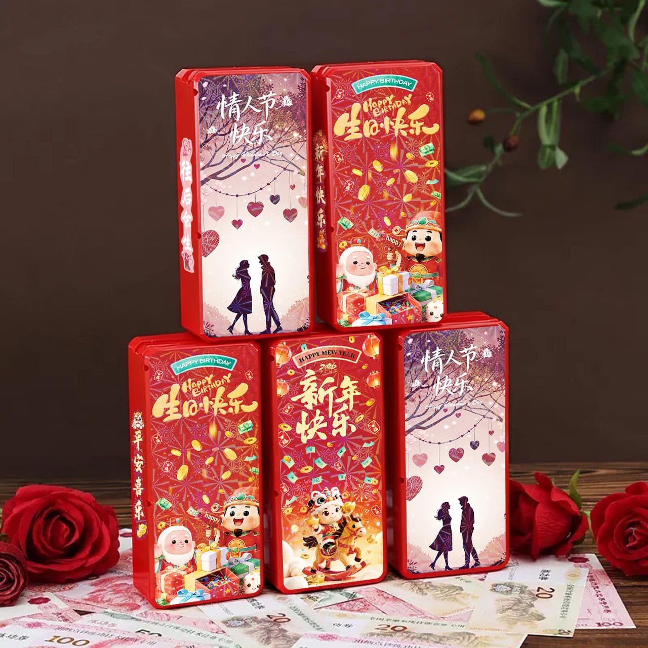Money Dispenser Remote Control Electric Bill Ejector Gift Money Spray Machine Birthday Anniversary Creative Gift for Couples
