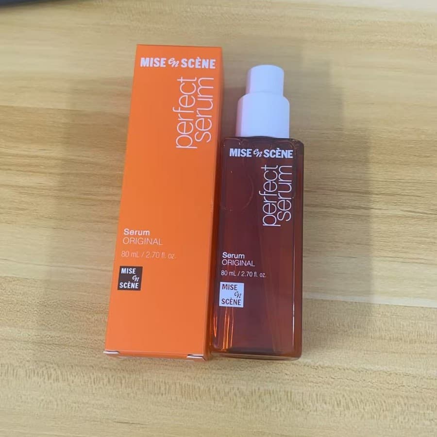 Amore Mise-en-scene Hair Oil Treatment Repair for Permed, Dyed, Dry, Frizzy Hair, Smoothing and Nourishing Curly Hair, 80ml