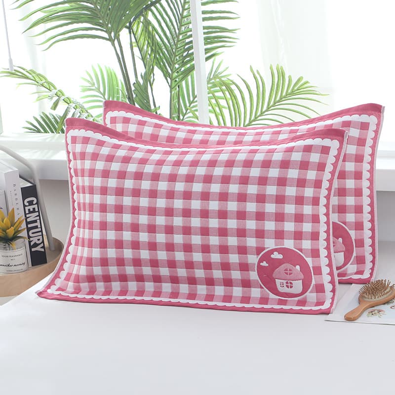 Thickened Extra-Large Gauze Cotton Pillowcases for Adults, Durable, Comfortable, Breathable, Bulk Wholesale for Students